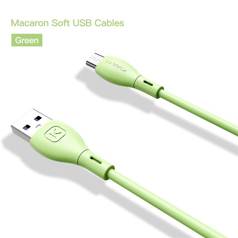 Kuulaa nestemäinen silikonikaapeli mikro usb pikalataus samsung xiaomi android tablet matkapuhelin laturi micro usb johto johto: Vihreä / 1m