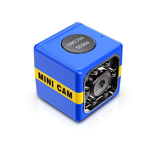 Full HD 1080P Mini Camera DVR Micro Camera Motion Detection Night Vision Car Recorder Camcorder Portable Outdoor Sports Cam: Blue Camera