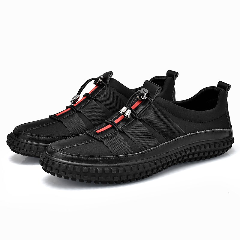 Hommes décontracté Chaussures Vulcanisées D'été Tissu Noir Chaussures Chaussures Plates Chaussures De Loisirs Chaussures Plates Chaussures de Skate Chaussures de Toile Mocassins: Black / 6.5