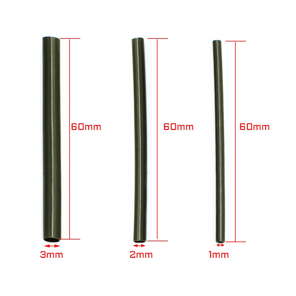 Carp fishing rigs shrink tube heating shrink tube carp fishing accessories 100pcs