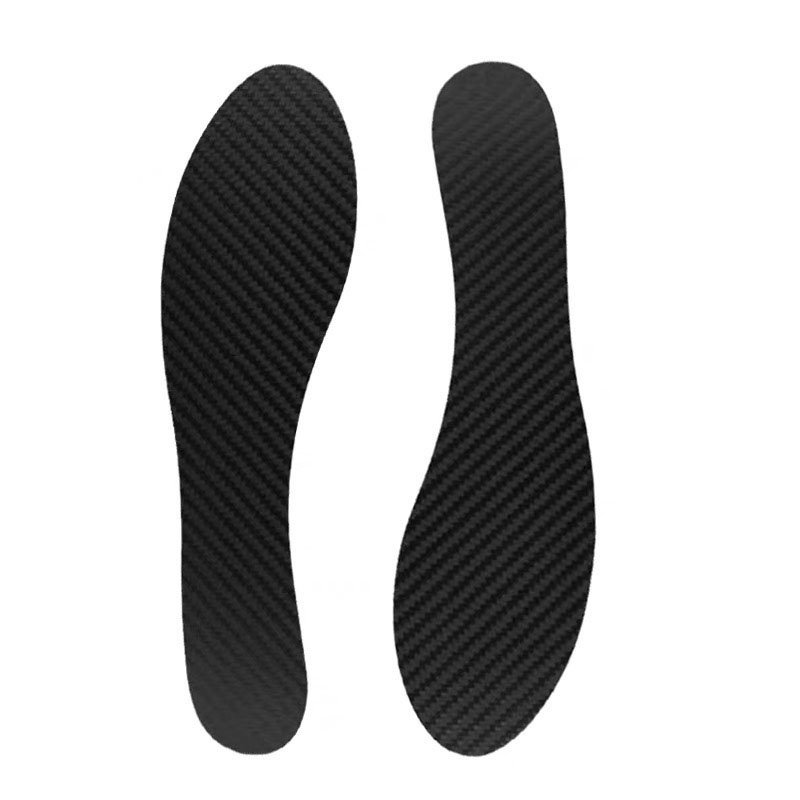 1Pair 1.2mm Carbon Fiber Insole-Carbon Sole Propulsi For Basketball Football Hiking Sports Carbon Orthotic Insole-With Box