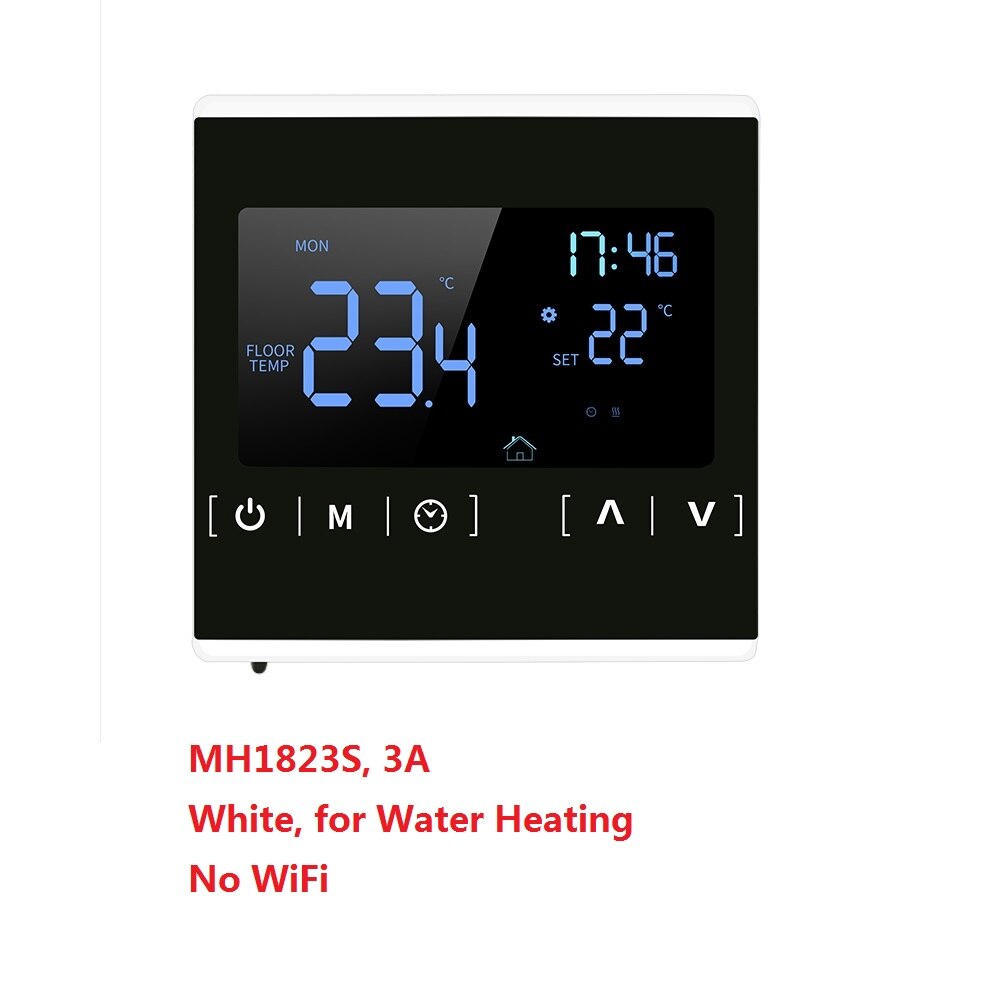 HY525 Water Floor Heating System 3A Smart WIFI Thermostat Central Heating Wiring Centres Hub Controller Actuators for Gas Boiler: MH1823S-B