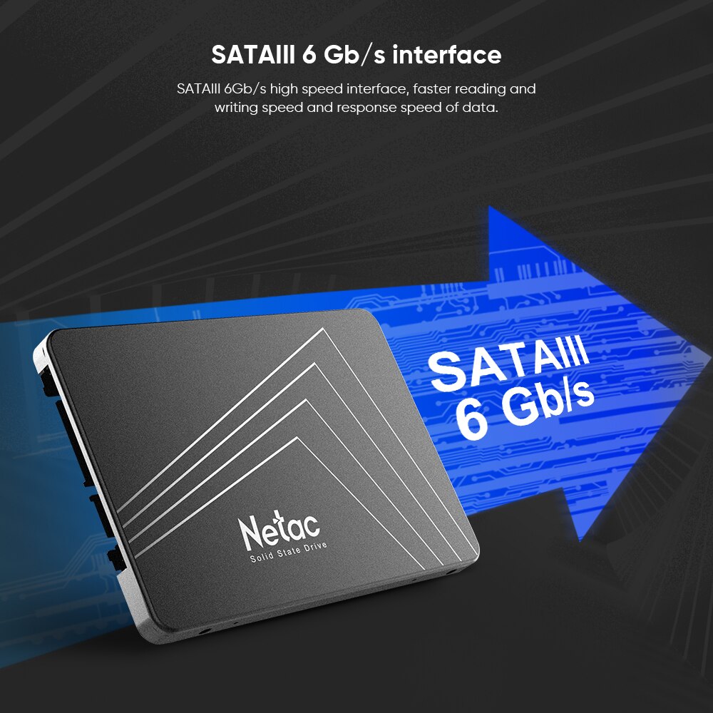 Netac SSD 240 gb ssd 1 tb 500gb 2.5 ssd sata 3 SSD 120gb 360gb 480gb 2tb Internal Solid State Hard Disk Drive for Laptop
