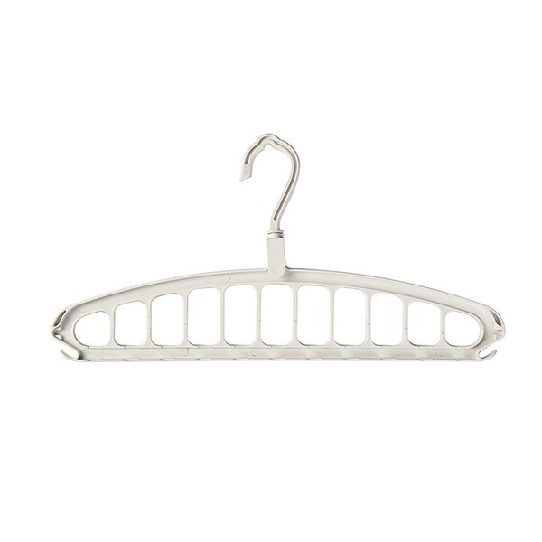 OYOURLIFE Multi-function Magic Clothes Hanger Rotatable Hanger Drying Rack Outdoor Anti-Slip Hangers For Clothes Laundry Rack: White