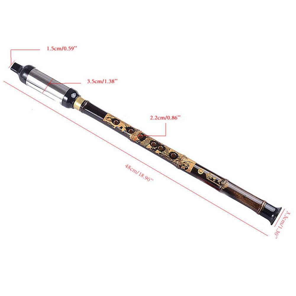 Kinesisk etnisk instrument bambus bawu pipe bawu fløyte klarinett g/f tone treblåseinstrument