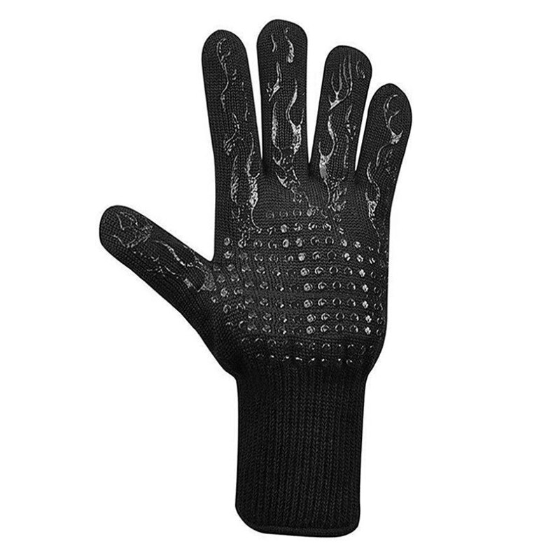 Guante para barbacoa, guantes resistentes al calor de silicona gruesa para cocinar y cocinar barbacoa, Guantes para horno y barbacoa, guantes para lavar platos y cocina: C-1 pc