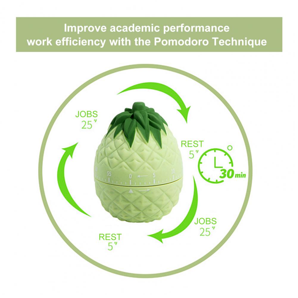 Groente Fruit Vormige Tijd Herinnering Mechanische Abs Creatieve Koken Tijd Herinnering Voor Thuis Leuke Simulatie Brood Maken Timer