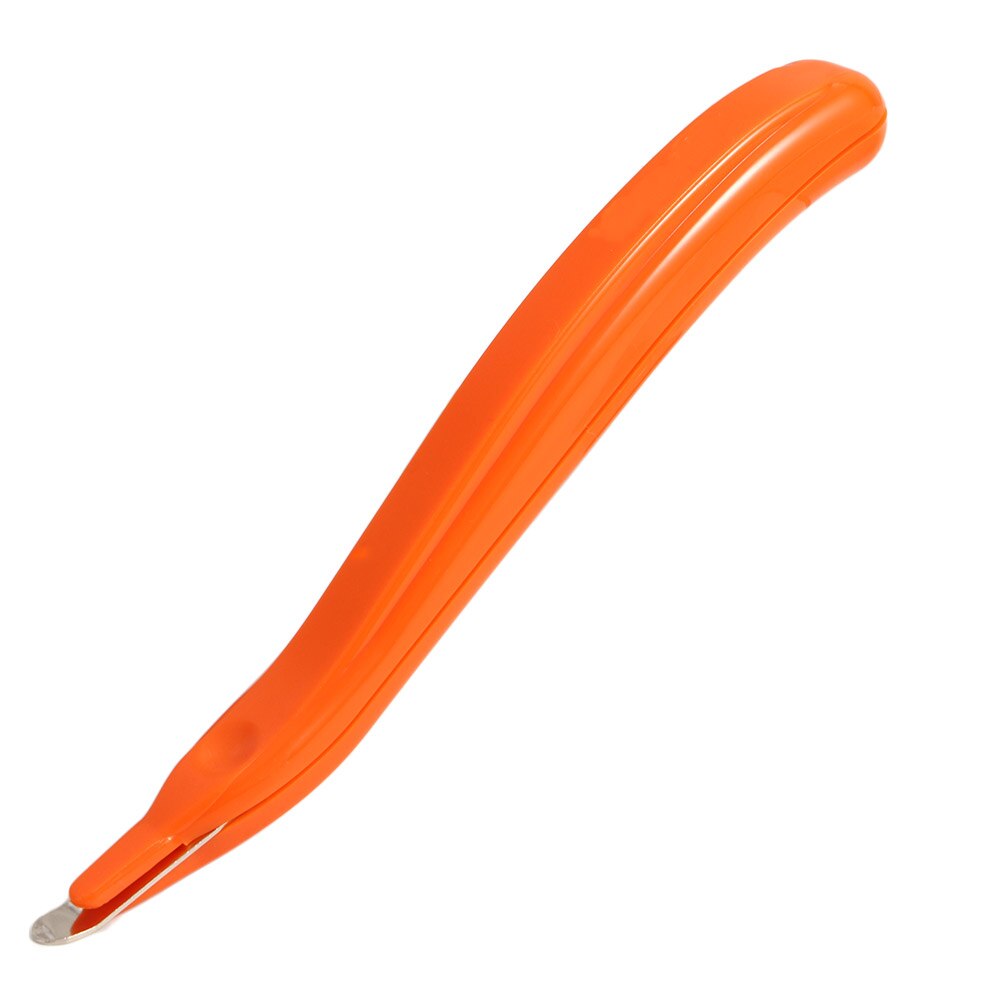 Portable Staple Remover Removable Magnetic Head Less Effort Staple Removal Tool For Home Office School Household Stationary: orange