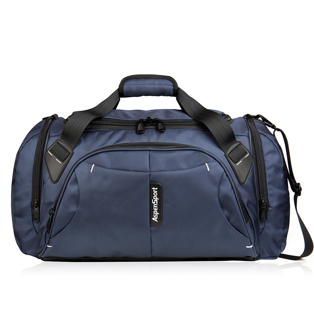 Aspensport bagage rejsetasker til mænd nylon duffle håndtaske stor organisator foldbare rygsække 40l kapacitet sort / rød / blå