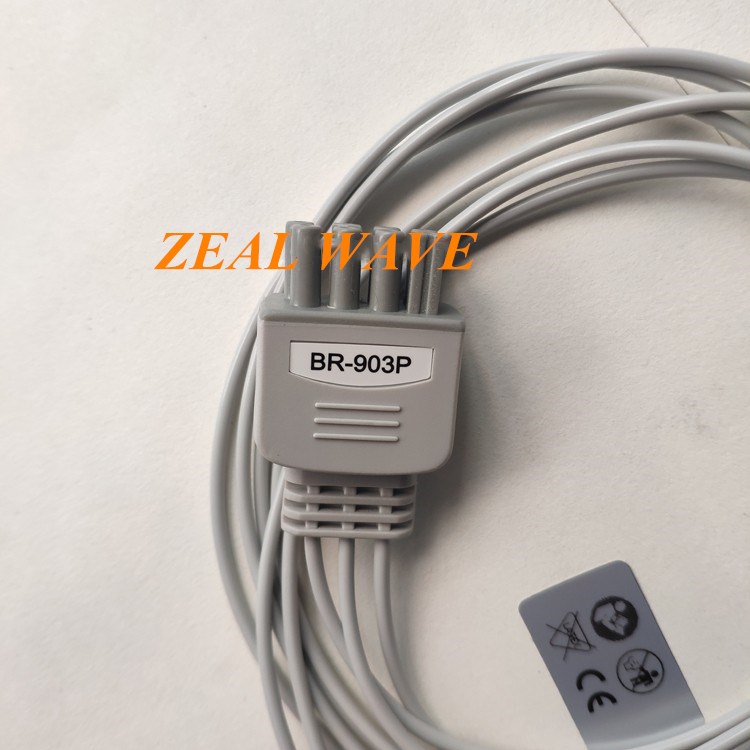 Japan Photoelectric Telemetry ECG Lead Wire BR-903P Photoelectric Telemetry Box Line Photoelectric BR903P