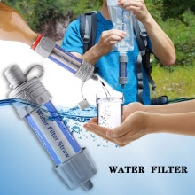 Outdoor Waterzuiveraar Persoonlijke Emergency Water Filter Verbeteren Water Mini Draagbare Filter Outdoor Activiteiten