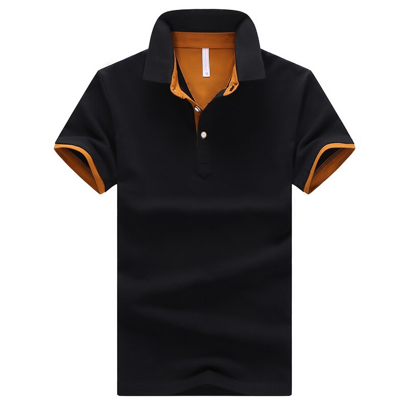 557 Polo Shirts Short Sleeve Men Summer Business Casual Solid Male Polo Shirt Cotton Streetwear Men's Breathable Soft Tops: 4