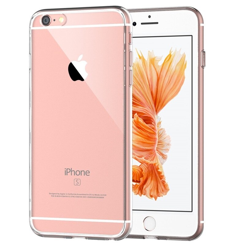 Ricestate Voor IPhone6 6S Ultra Dunne Transparante Clear Tpu Case Voor Iphone 6 6S 4.7Inch Crystal Back bescherm Silicone Telefoon Tas