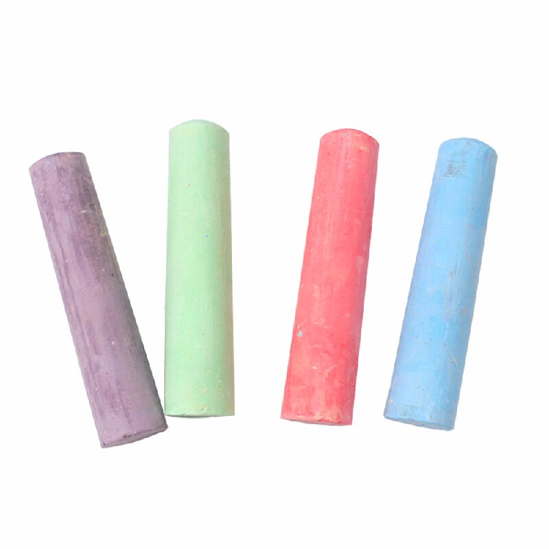 6/12pcs Mixed Colour Chalk Sticks Pack Water Soluble Kids Playground School Art Learning LHB99