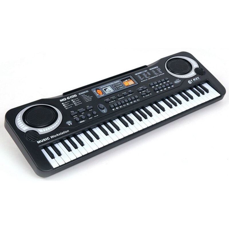 -61 tangenter digital musik elektronisk keyboard bord legetøj elektrisk klaver orgel til børn multifunktion og delikat