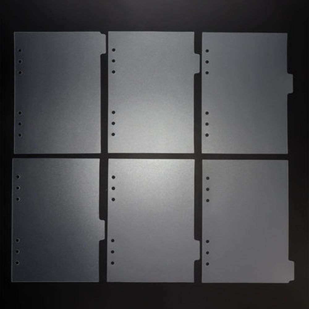 Notebook Sticker Separator Page Loose Leaf Page Dividers Binder Index Separator Binder Index Dividers Diary Book Sticker: Yellow