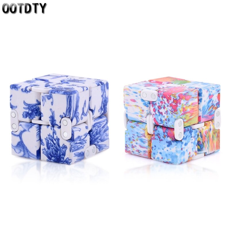 1Pc Stress Infinity Magische Kubus Angst Hand Speelgoed Angst Relief Speelgoed Set Miniatuur Speelgoed Overdrukventiel Kits