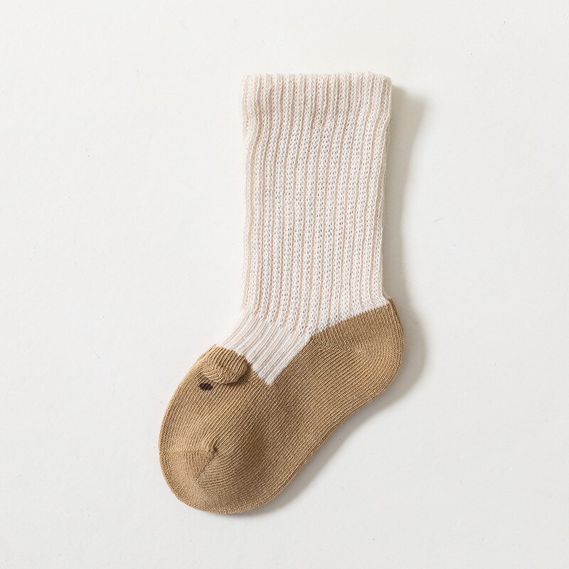 Calcetines hasta la rodilla para bebé recién nacido, niño y niña, de tubo largo de algodón, de 0 a 2 años, primavera y otoño