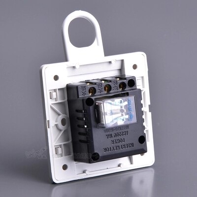 1PCS Exit button 86x86 hotel key key card switch slide swich push button exit access control electrical power control socket