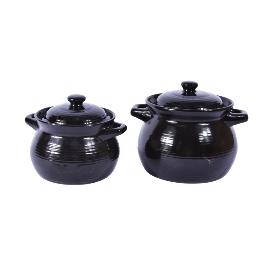 Ceramic Stew Pot Casserole Heat-resistant High-temperature Casserole Braised Burning Home Cooking Pot 3.5L