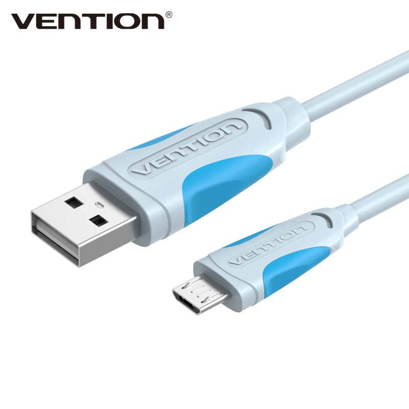 Vention-Cable Micro USB para teléfono móvil, Cable de carga rápida para Samsung, HTC, Huawei, Android 0,25 m, 1m, 2m, 3m