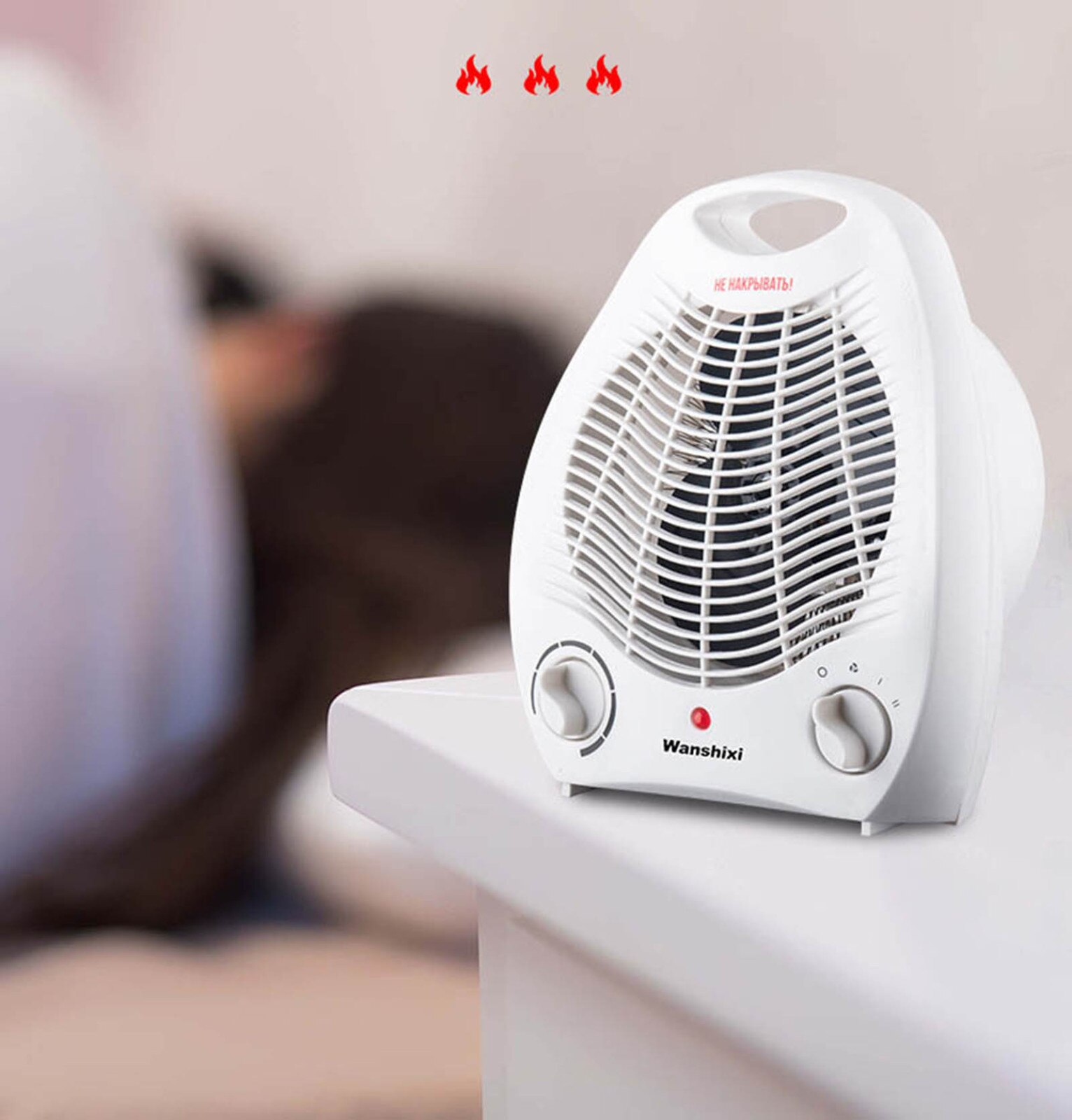 Home Office Use Small Heater Heater Home Efficient Portable Fast Heating Energy Saving Compact Overheating Protection