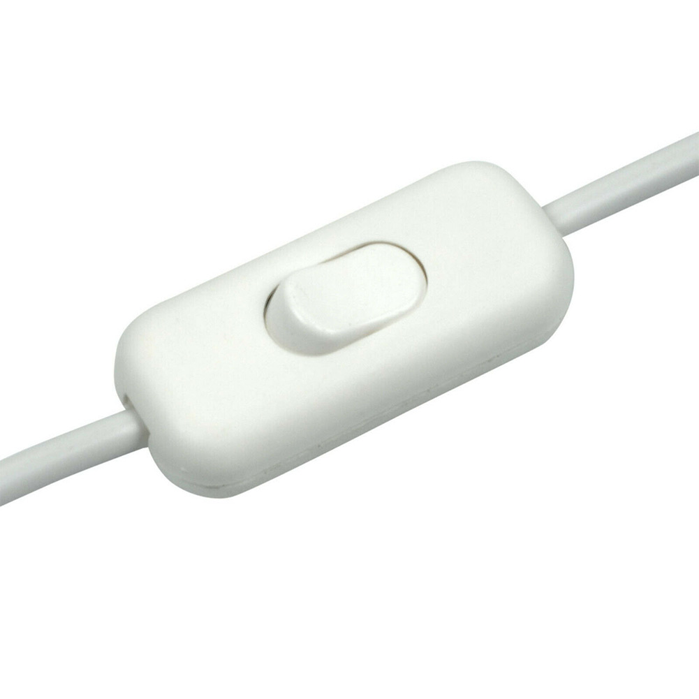 Lámpara de noche de 250V/2A, interruptor de botón, modelo 303, lámpara de escritorio y lámpara de pie, luces LED, interruptor en línea para dormitorio: Negro