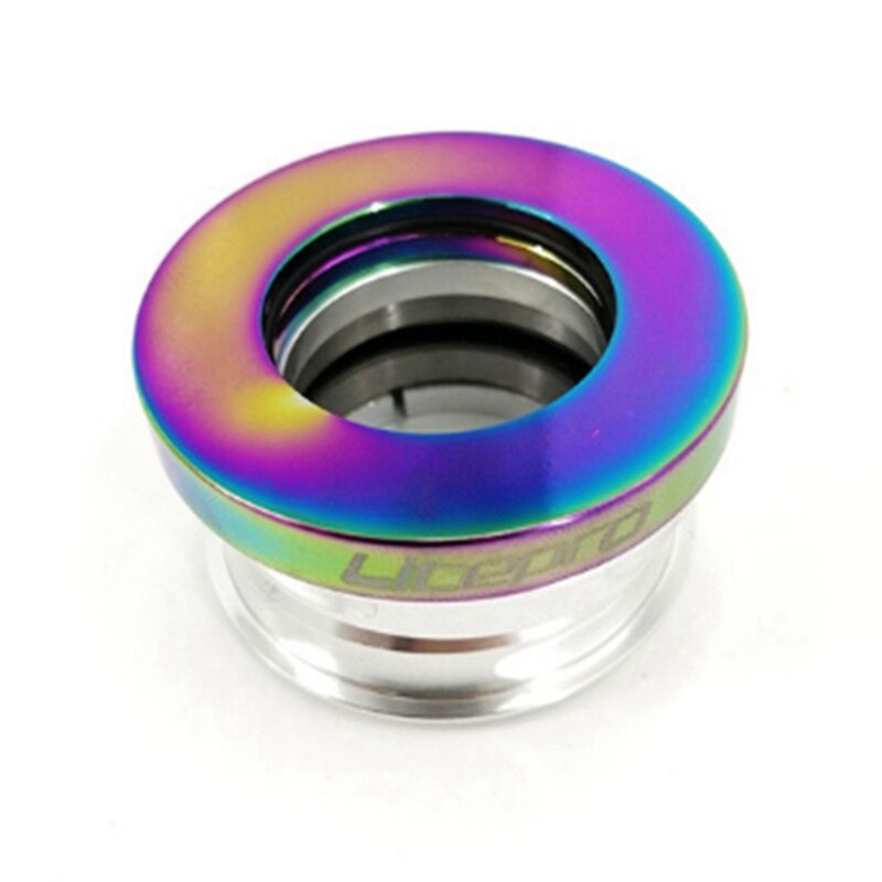 Litepro Folding Bike Headset Aluminum Alloy CNC Bicycle Headset with Litepro Folding Bike Pedal Ultra Light