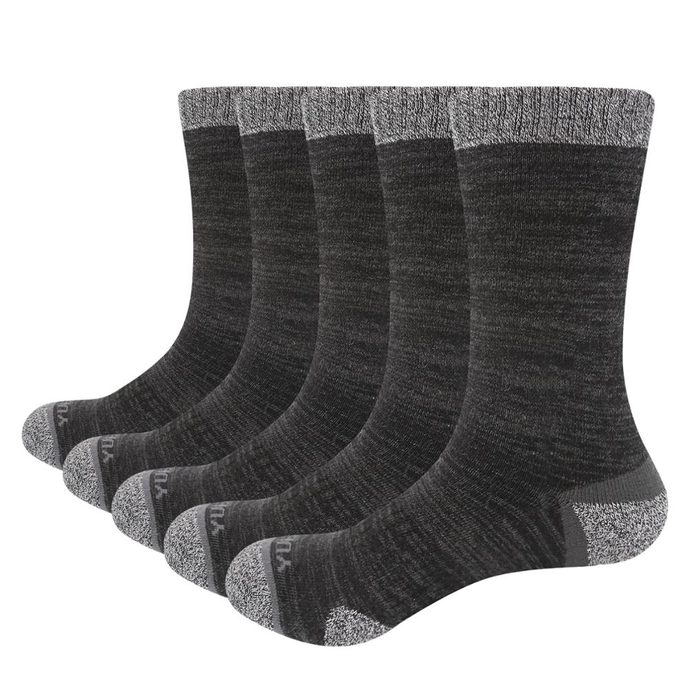 YUEDGE-Calcetines de protección de algodón para mujer, calcetín informal, para el trabajo, para hacer senderismo: 1808WDGY / L(5.5-9.5 US size)