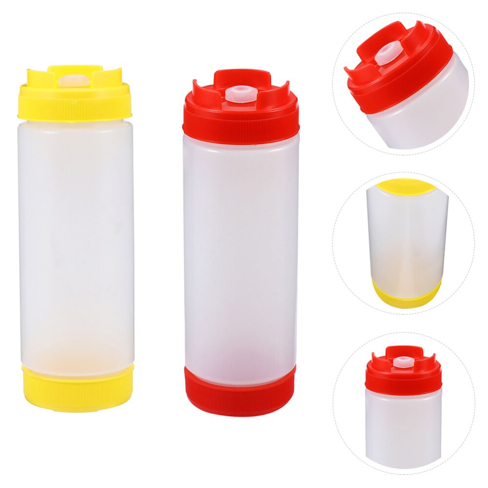 4 pz/set spremere schizzi bottiglie condimento con... – Grandado