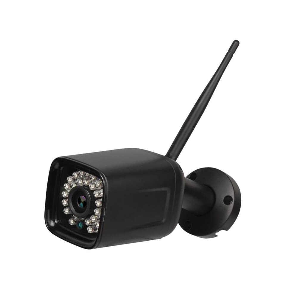 Draadloze Ip Camera Wifi 1080P Beveiliging Indoor Outdoor Nachtzicht Zwart