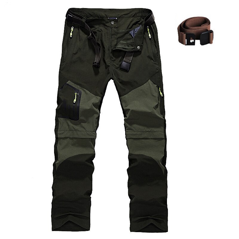 Detachable Male Hiking Pant Fishing Men Long Trouser Trekking Camping Climb Oversized Waterproof Outdoor Warmth Pants