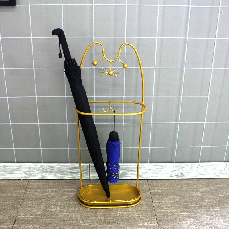 Umbrella Stand Home Wrought Iron Umbrella Umbrella Barrel Retro Bronze Multi-color Home Storage Products