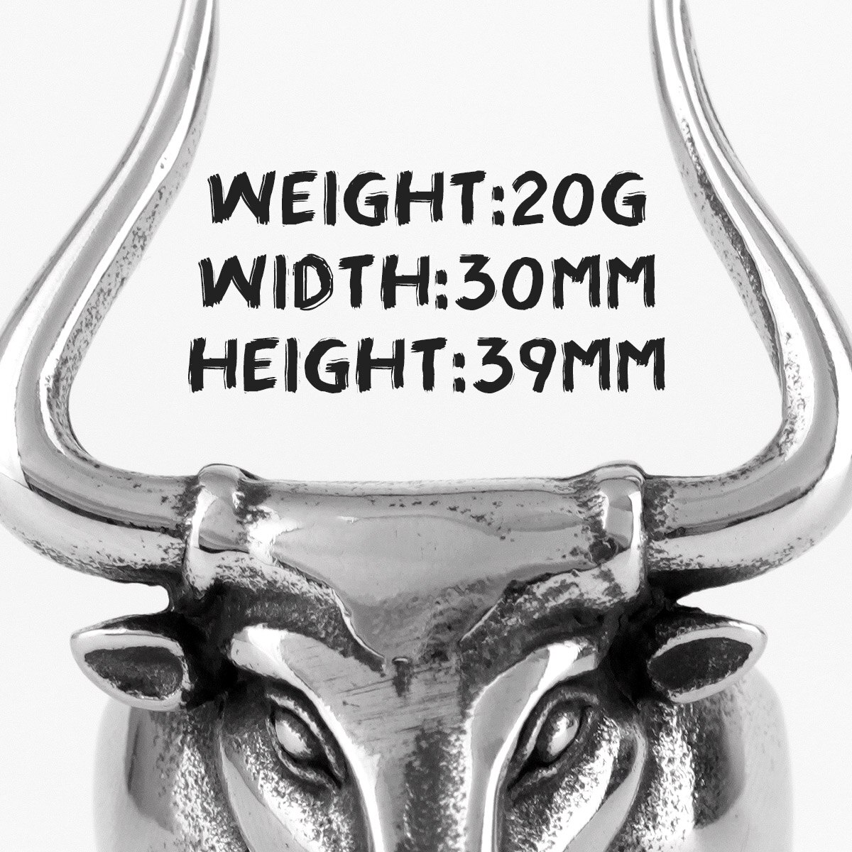 Bull Head Matador Stainless Steel Mens Rings Punk Hip Hop Hyperbole for Male Boyfriend Biker Jewelry Creativity