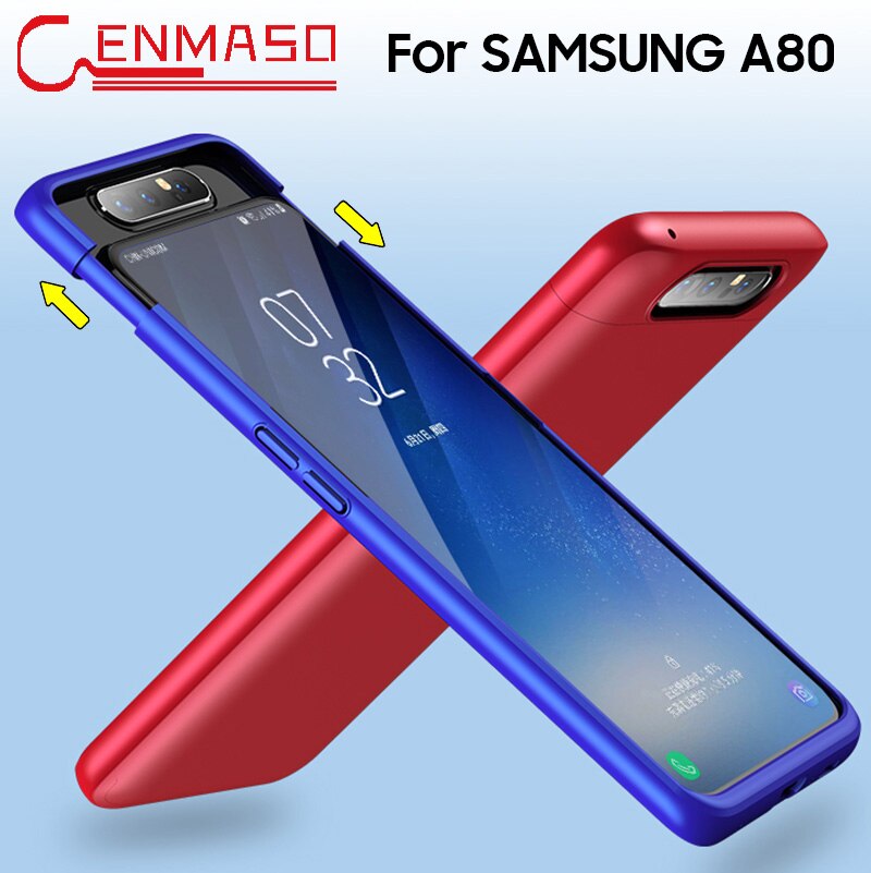 Case Voor Samsung Galaxy A80 Case 360 Graden Full Bescherm Back Cover Voor Samsung A80 Ultra Dunne Hard Pc Shockproof telefoon Gevallen