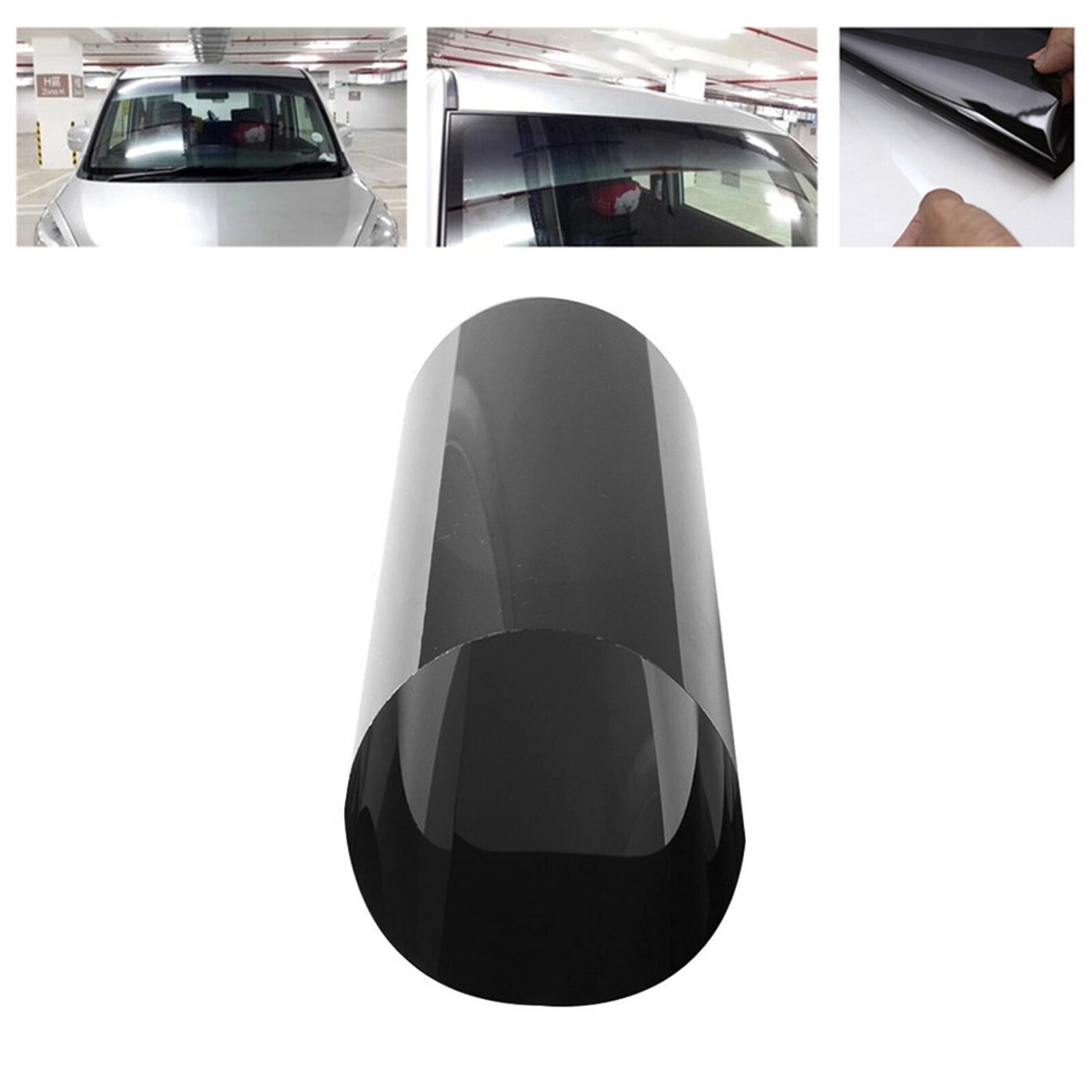 Car Window Film Windshield Solar Protection Film Window Tint UV Blocking 150x20cm Automotive Car Window Film