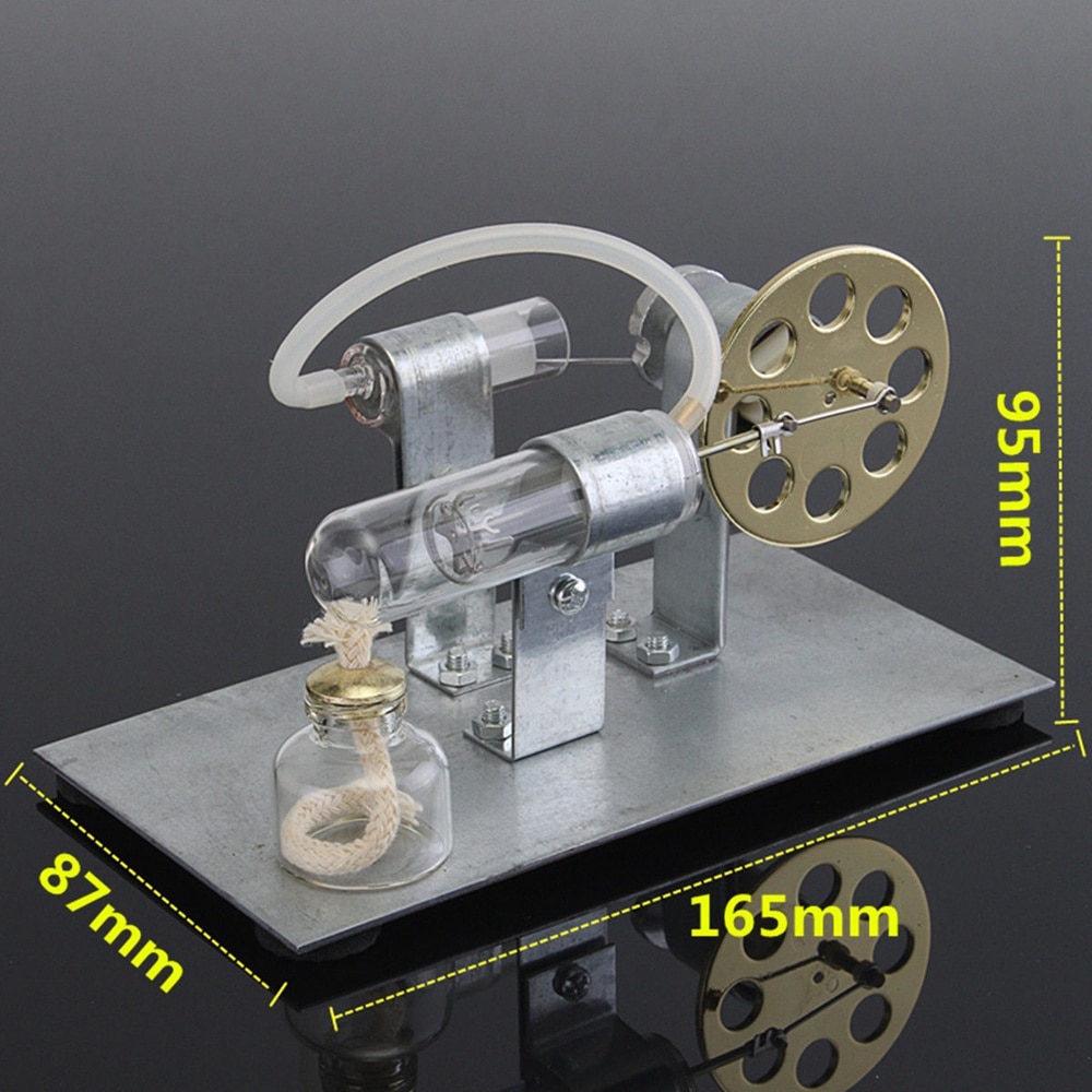 Motor Stirling de aire , modelo de generador eléctrico, Motor de física, potencia de vapor, juguete