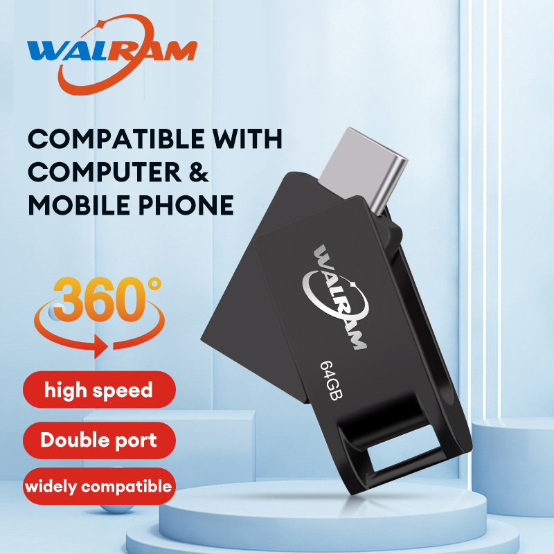 WALRAM High Speed USB 2.0 Flash Drive 32GB 16GB 128GB U Stick dla PC przenośny dysk Mini długopis 16GB 32GB wodoodporny pamięć USB