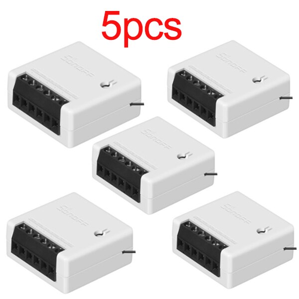 1/10Pieces Sonoff Mini DIY Smart Switch Small Ewelink Remote Control Wifi Switch Support An External Work with Alexa Google Home