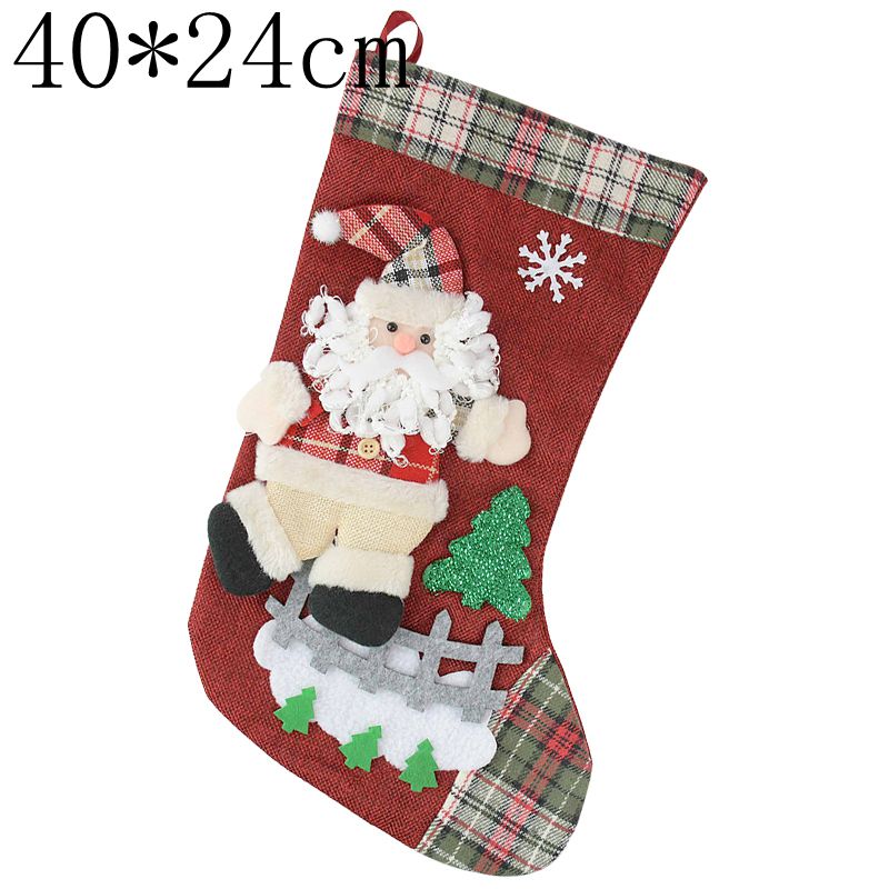 Kerst Cadeau Zakken Kerst Kous Kerstboom Ornamenten Voor Thuis Nieuwjaar Sokken Noel Natal Navidad Decoratie Kids