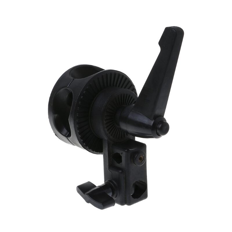 Grip Head Clamp Mount - Swivel Head Angle - 105mm Total Length - ABS Plastic - for Boom Arm Support