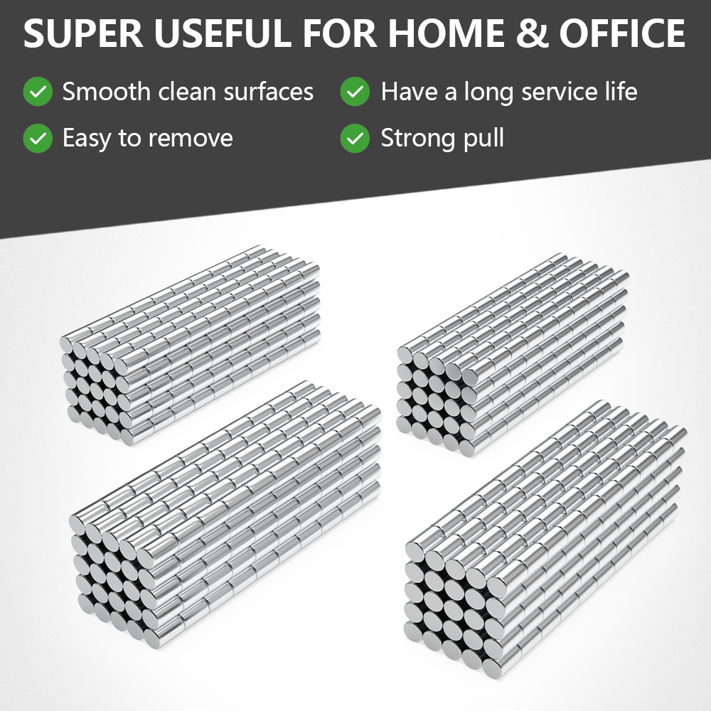 5x8mm Super Strong Round Magnet Powerful Refrigerator Magnets for Fridge, DIY, Building, Scientific, Craft, and Office Magnets