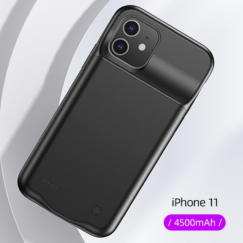 USAMS Power Bank Case for iPhone 11 pro max External portable battery Charge case for iPhone 11 Ultra-thin Data Backup chargers