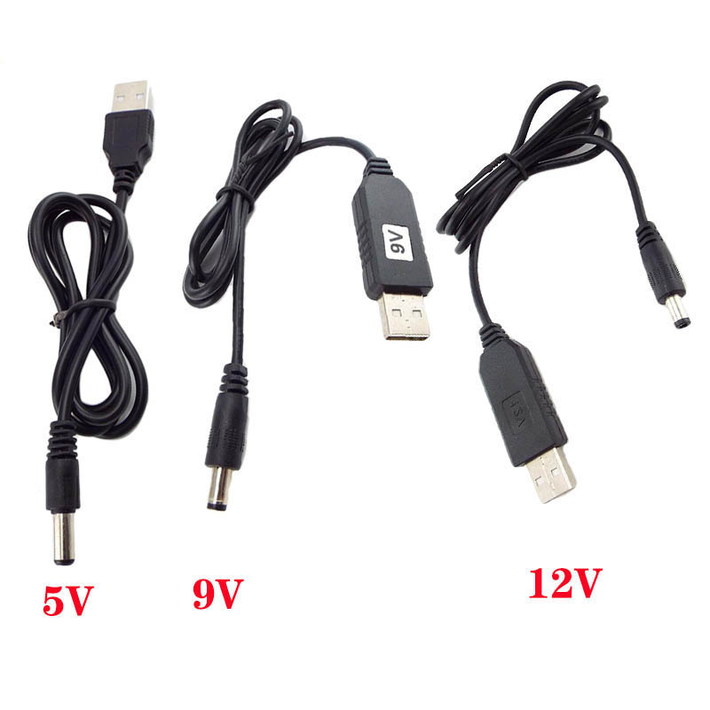 Usb til dc strømkabel universal usb til dc jack opladningskabel strømkabel stikadapter til router mini blæser højttaler  e3