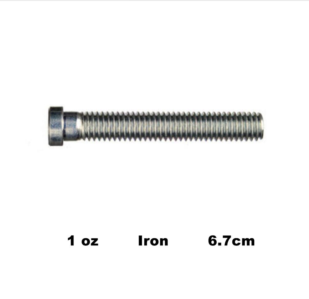 MEZZ Pool Cue Bolt Durable Joint Protector Billiard Adjust Weight Weight Bolt Billiard Accessories: 67mm 1oz Iron