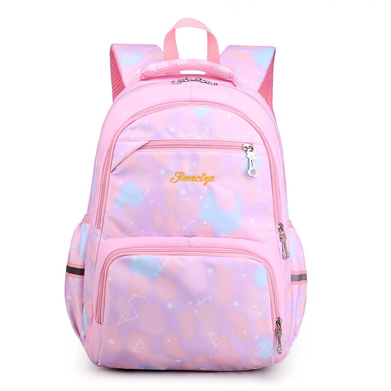 Casual Schooltassen Meisjes Prinses Roze Rugzakken Kids Schooltas Sporttas Grote Size Basisschoolleerlingen Rugzak Meisje Zakken: purple