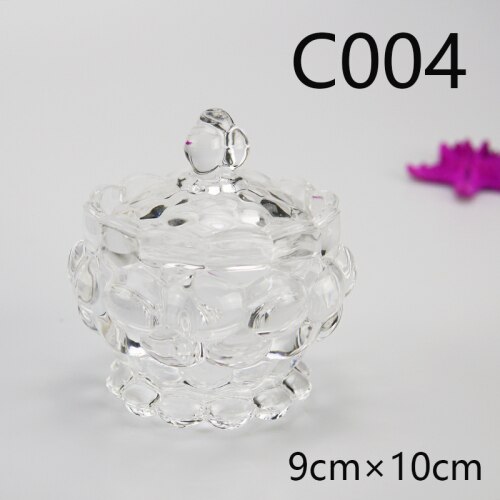 Handmade wax container empty glass candle holder DIY aromatherapy candle soybean wax candle tins: Section J