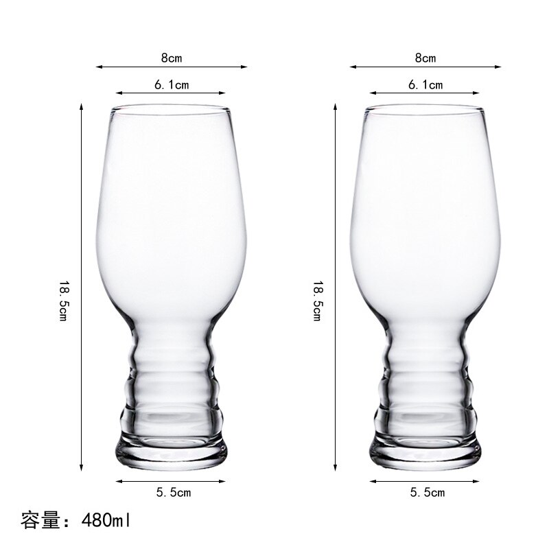 2 st/set ölglas rolig mjölk vin juice glaskopp party bar club drinkware vodka whisky champagnemugg: Huoju 480