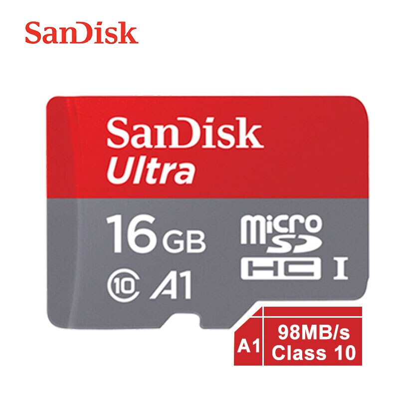 original SanDisk micro sd card combine 16GB 32GB 64GB 128GB Memory CardMax 80M/s Contains card reader adapter: 16GB