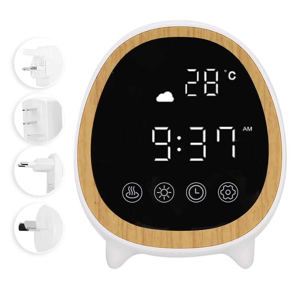 WIFI Smart Air 200ml Ultraschall Aroma Ätherisches Öl Diffusor Home Digital Display Zeit Wetter Aromatherapie Zerstäuber